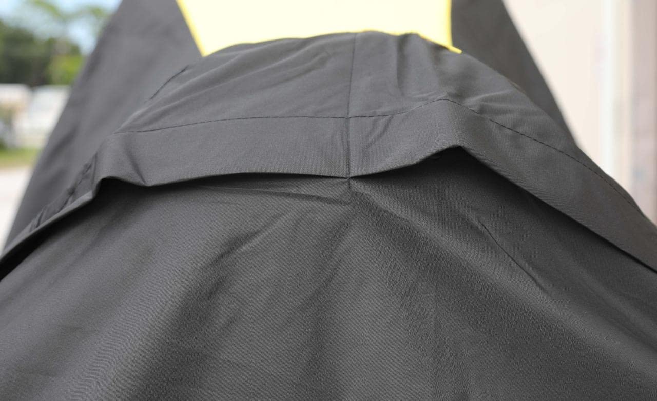 SBU Black/Yellow Heavy-Duty PWC Cover - Compatible with Sea-Doo Spark 2up 900 ACE 60HP (2021 Model) | Watercraft Protection for Storage & Outdoor Use