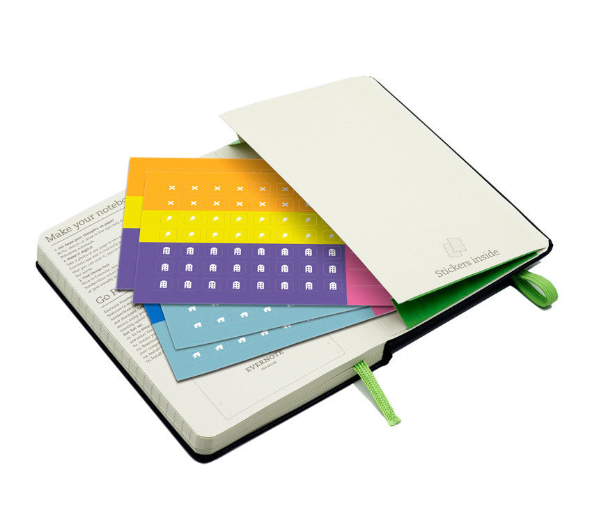 Moleskine Evernote Smart Notebook - Large Hard Cover Journal with Squared Pages for Note Taking, Sketching & Digital Sync | Perfect for Students, Professionals & Creative Work