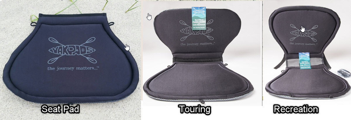 Yakpads Kayak Paddle Saddle - Comfortable Padded Gel Seat Cushion for Kayaking, Canoeing & Boating - Waterproof & Non-Slip Design for Outdoor Adventures
