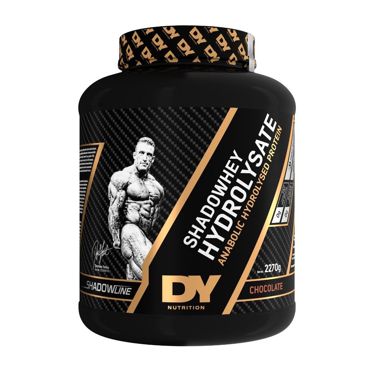 Dorian Yates Shadowhey Hydrolysate Whey Protein Powder - Chocolate Flavor, 5 lb (2270g) - Fast Absorption for Post-Workout Recovery & Muscle Growth - Gym, Fitness & Bodybuilding Supplement