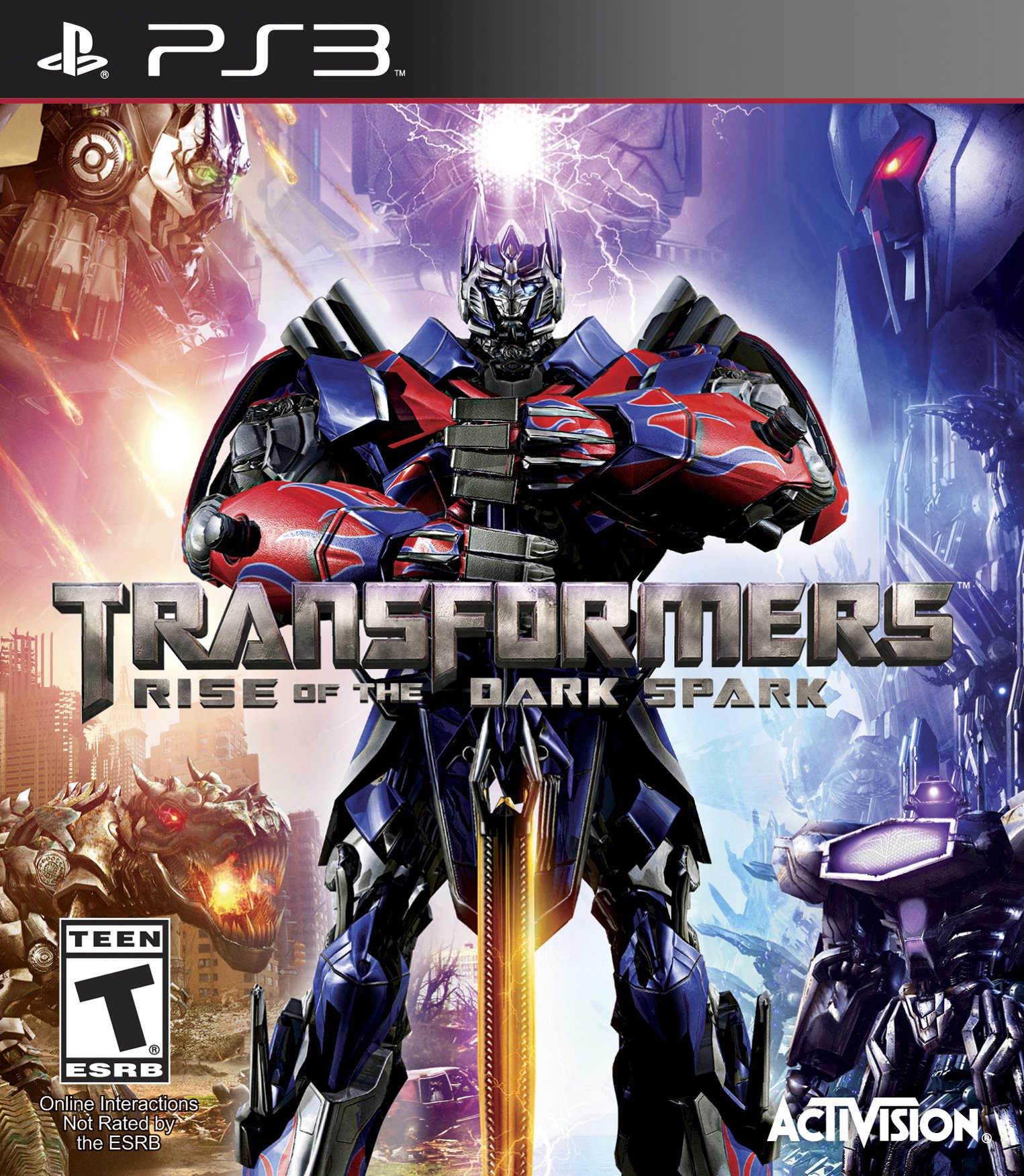 Transformers Rise of the Dark Spark PS3 Game - Action Adventure Video Game for PlayStation 3 - Epic Robot Battles & Sci-Fi Storyline - Perfect for Teens & Adults Gaming Enthusiasts