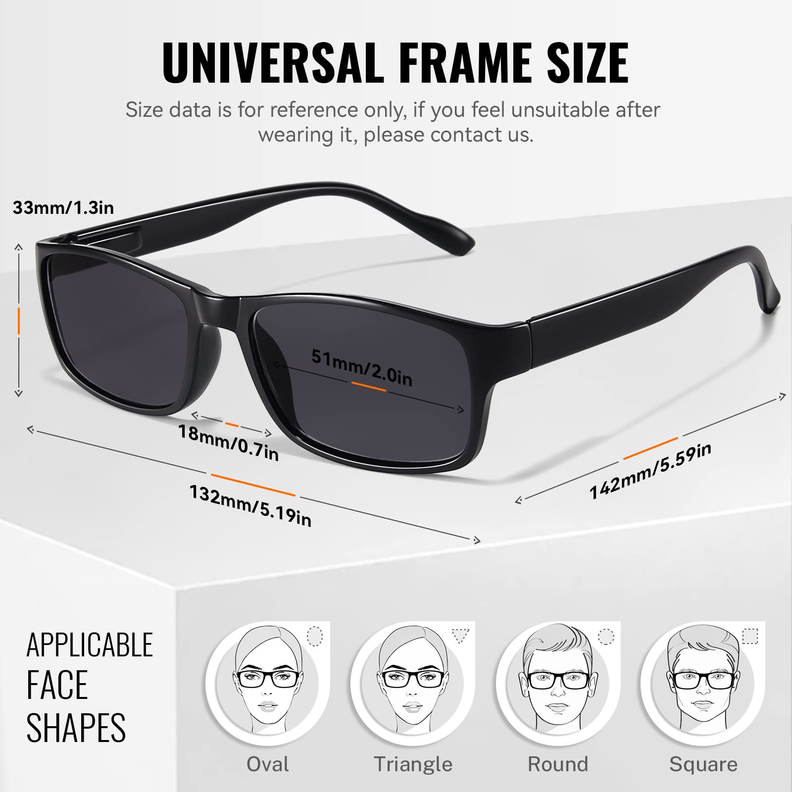 Gaoye Blue Light Blocking Reading Glasses for Men & Women - Computer Glasses with Anti-UV Protection for Screen Time, Office Work & Digital Eye Strain Relief