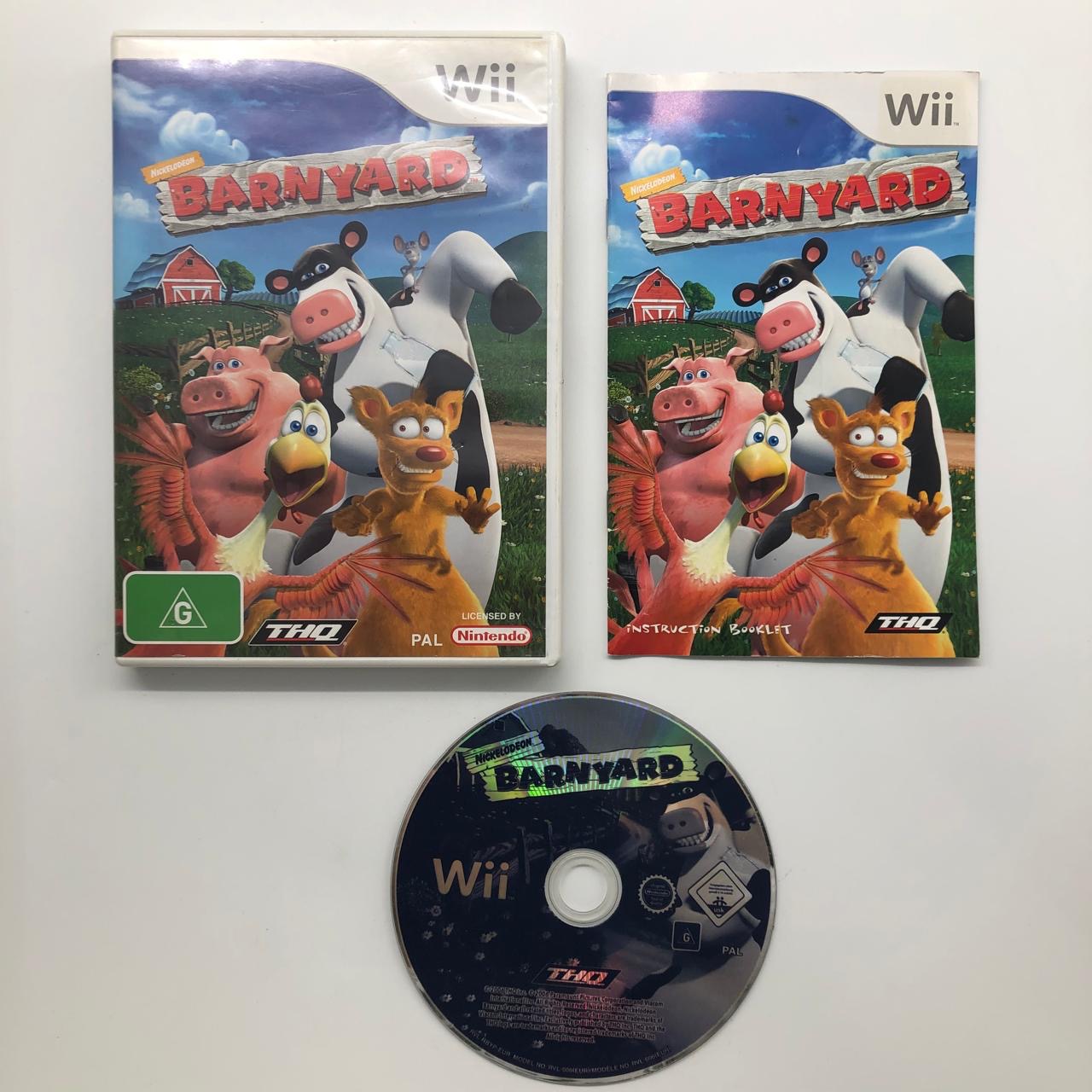 Barnyard Nintendo Wii Game with Manual - PAL Version - Fun Family & Kids Adventure for Wii Console Gaming