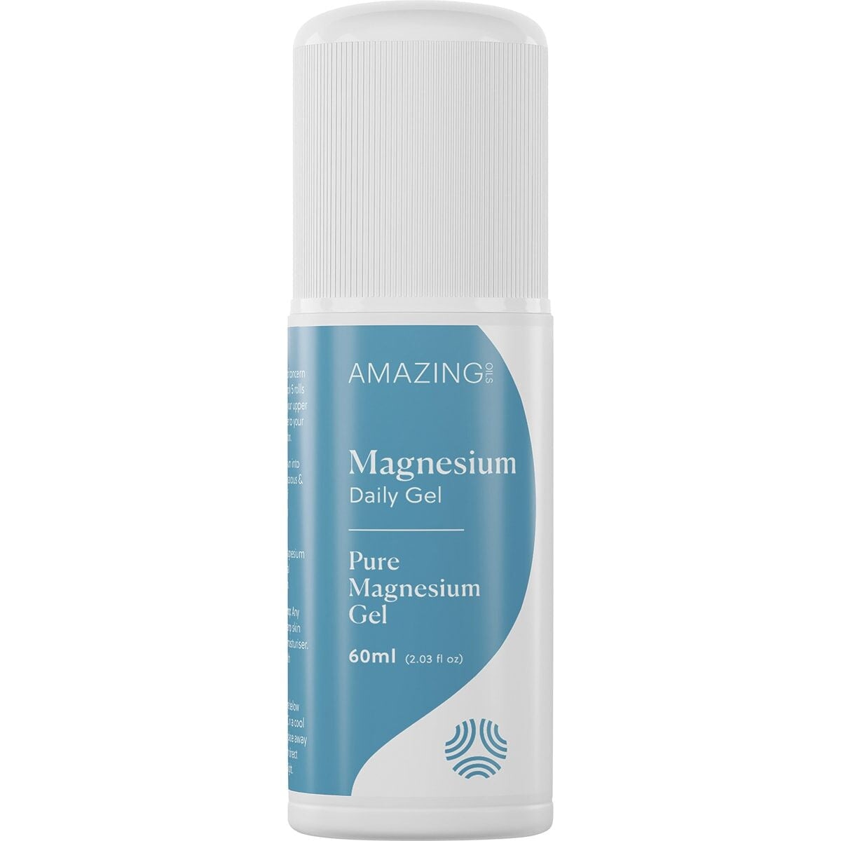 Pure Magnesium Gel Roll-On for Daily Use - Fast-Absorbing Muscle Relief & Relaxation - Perfect for Post-Workout Recovery & Stress Relief