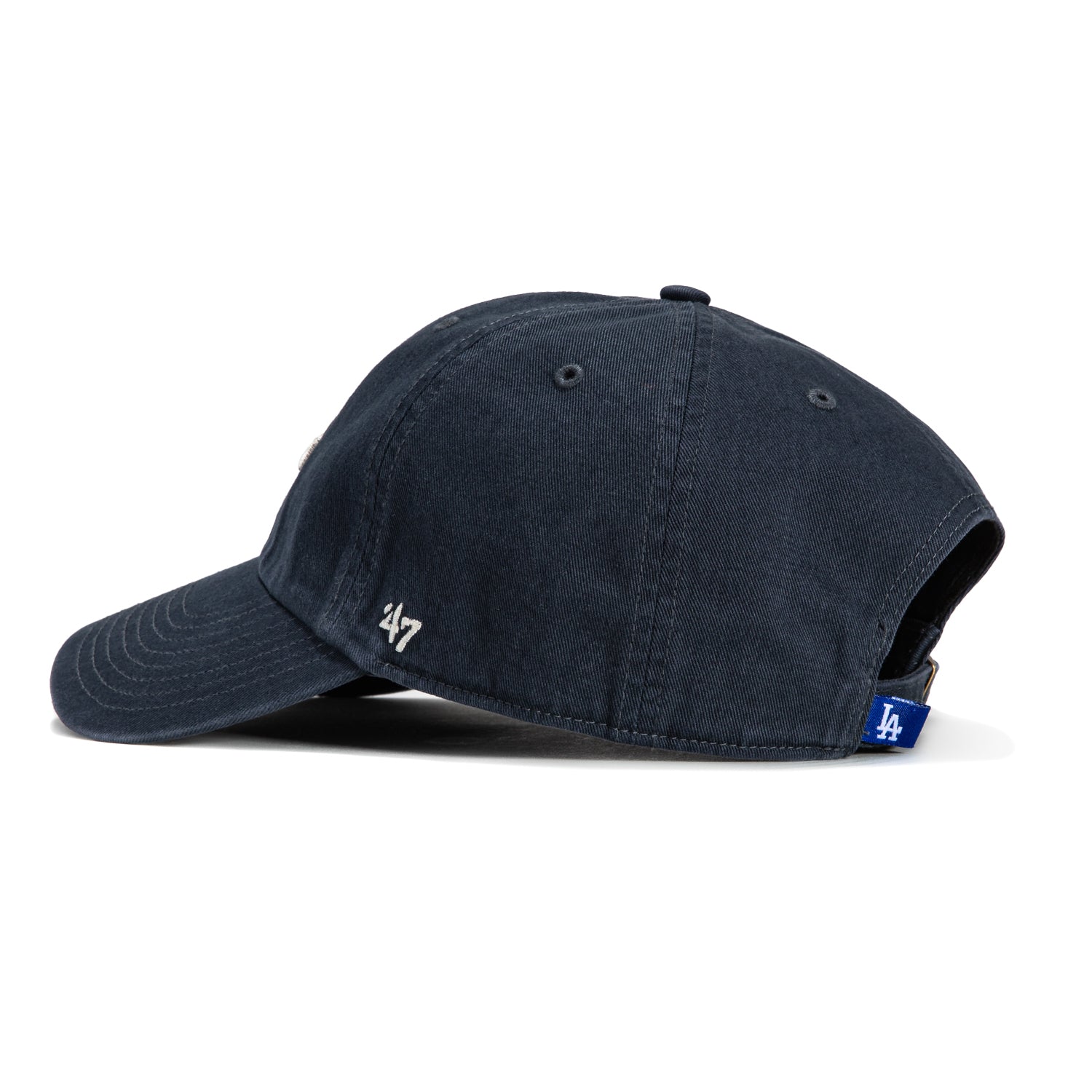 47 Brand Los Angeles Dodgers Cleanup Adjustable Baseball Cap - Light Navy Blue | Adjustable Snapback Hat for Men & Women | Perfect for Baseball Games, Outdoor Activities & Casual Wear