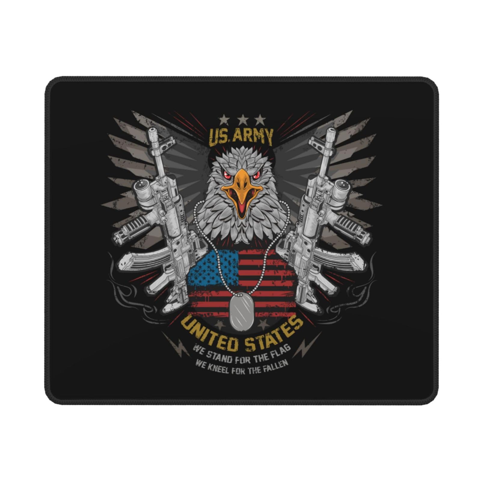 SIYTUAU Dual Eagle Design Mouse Pad - Waterproof, Non-Slip Rubber Gaming Mouse Mat (10x12 inches) for Office, Laptop & PC Gaming - Perfect for Workstations & Esports
