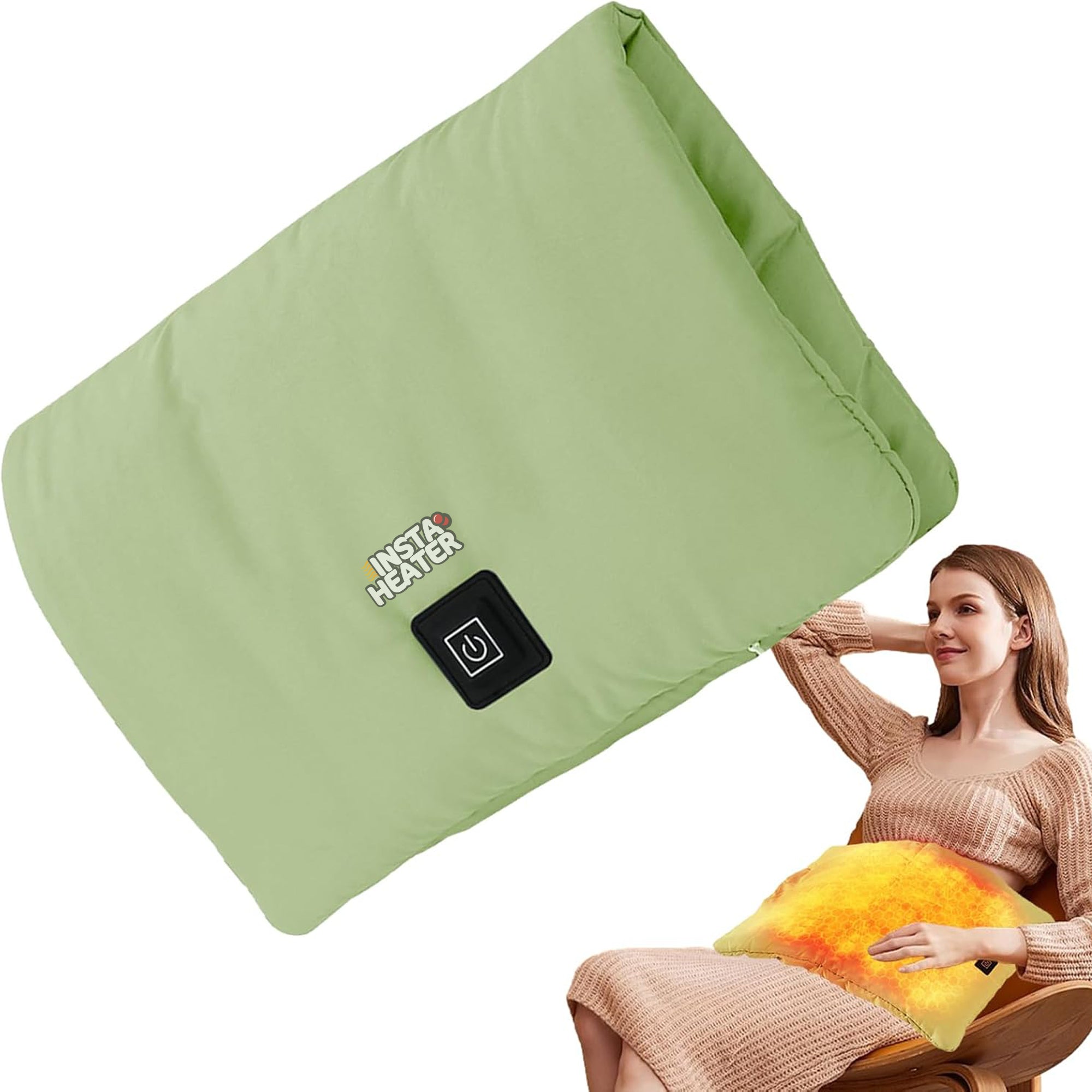 INSTA Heater Portable Electric Hand Warmer - 3 Heat Settings, Fast Heating for Hands & Body - Perfect for Outdoor Activities, Camping, and Winter Use