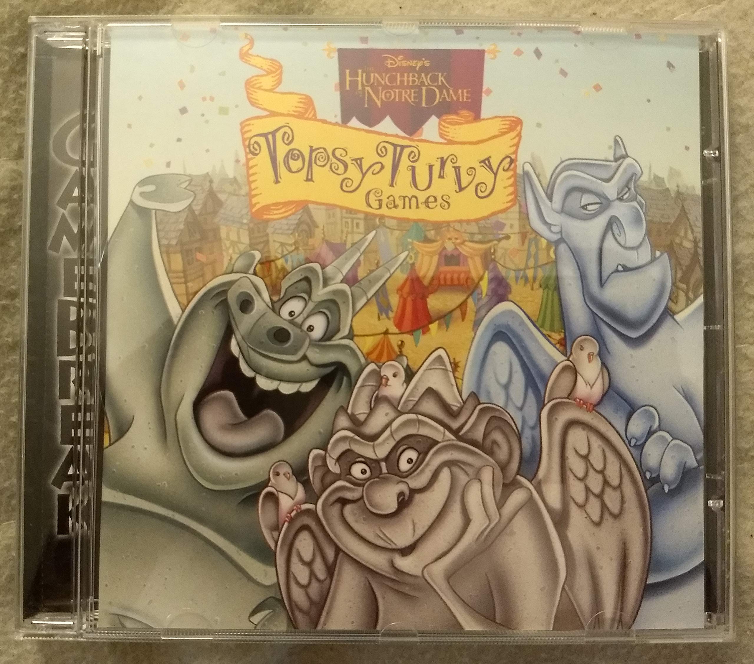 Disney's GameBreak! The Hunchback of Notre Dame Topsy Turvy Games - Fun Family Board Game for Kids & Adults - Perfect for Game Nights, Parties & Disney Movie Fans