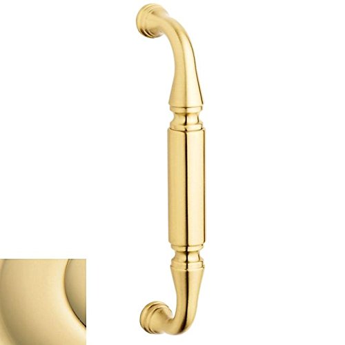 Baldwin 2574 8-Inch Center-to-Center Richmond Style Door Pull - Non-Lacquered Brass - Perfect for Cabinet & Drawer Hardware in Traditional Home Decor
