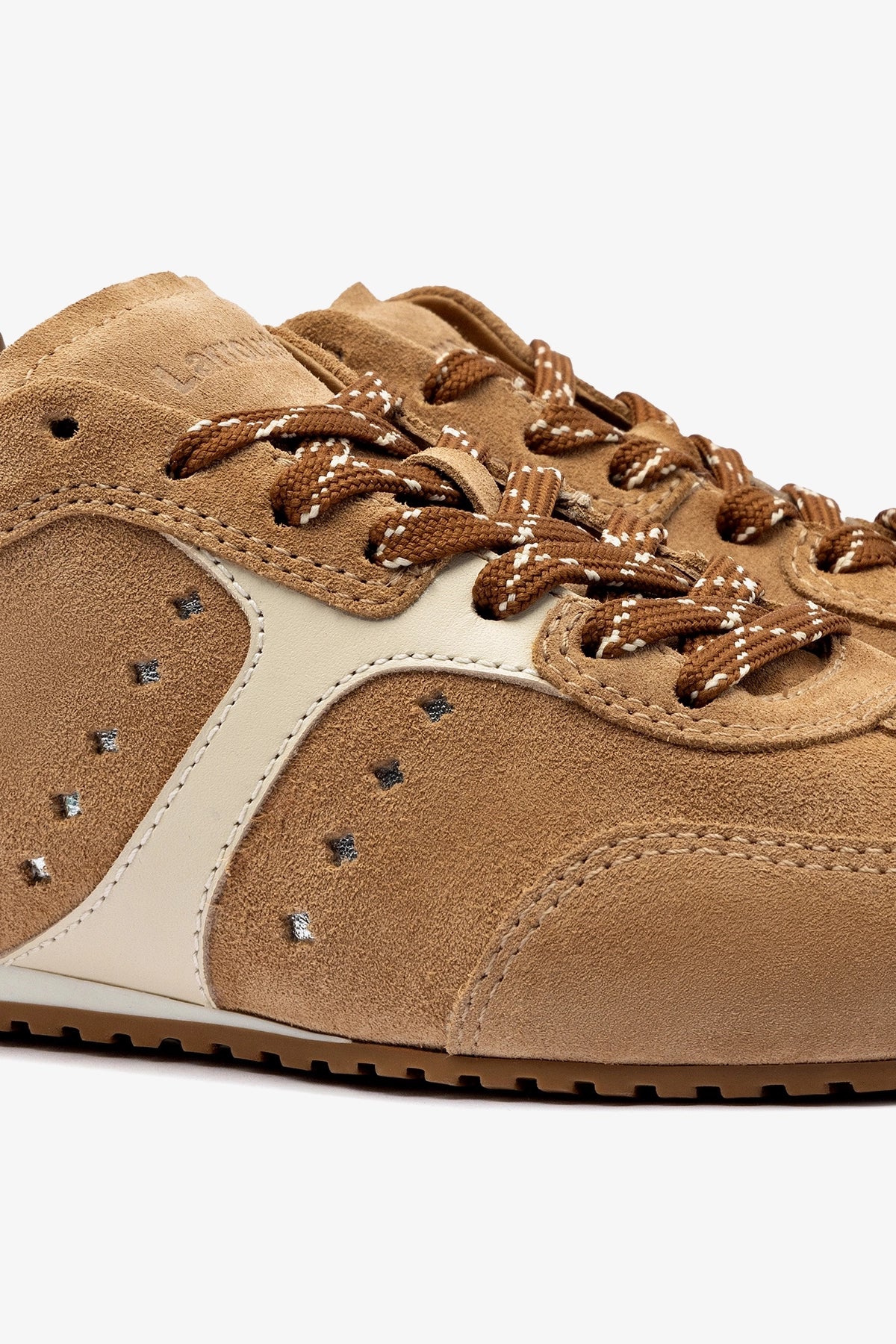 Stella Sneakers for Women - Peanut Suede Casual Shoes | Comfortable Walking & Everyday Wear | Fashion Sneakers for Work, Travel & Outfits