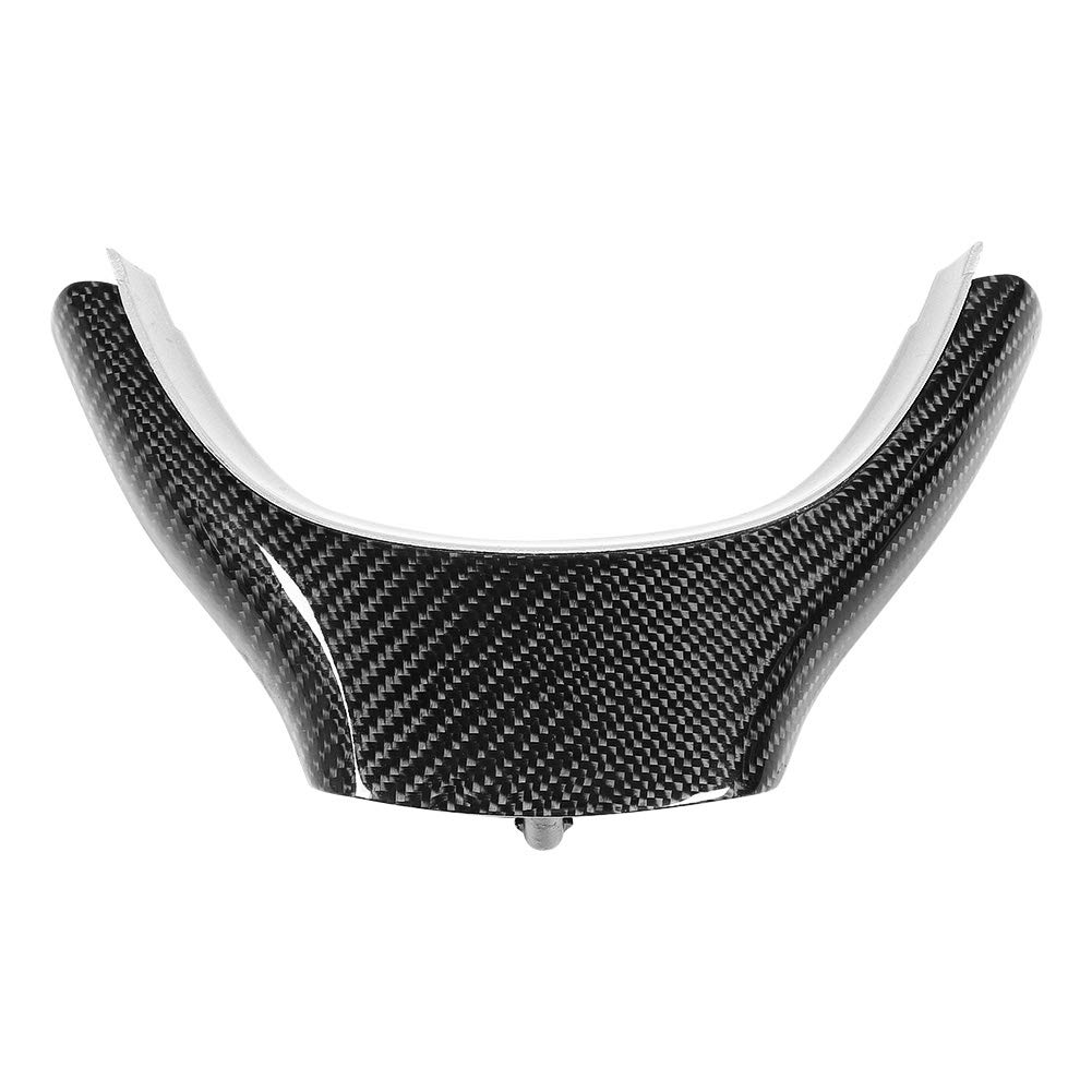 Carbon Fiber Steering Wheel Trim Cover for BMW 5-Series F10 F18 (2011-2016) - Interior Upgrade & Sticker Modification - Perfect for Luxury Car Enhancement & Driving Comfort