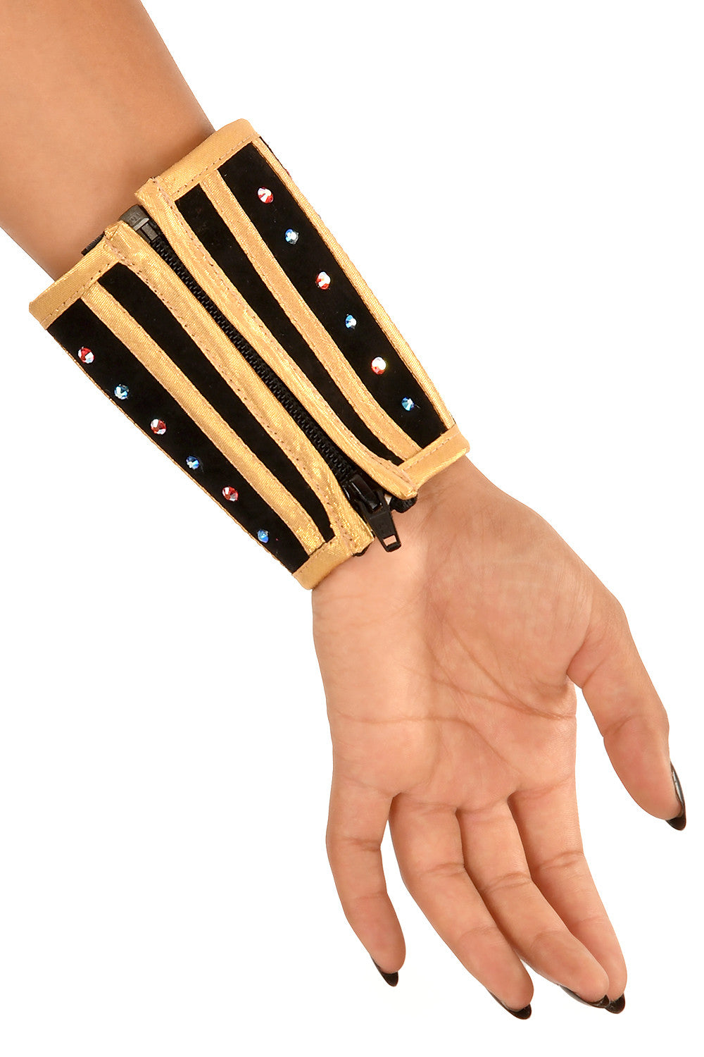 Nefertiri Short Wrist Cuffs for Women - Elegant Egyptian Style Bracelets (Pair) - Perfect for Belly Dance Costumes, Renaissance Fairs & Boho Fashion Accessories