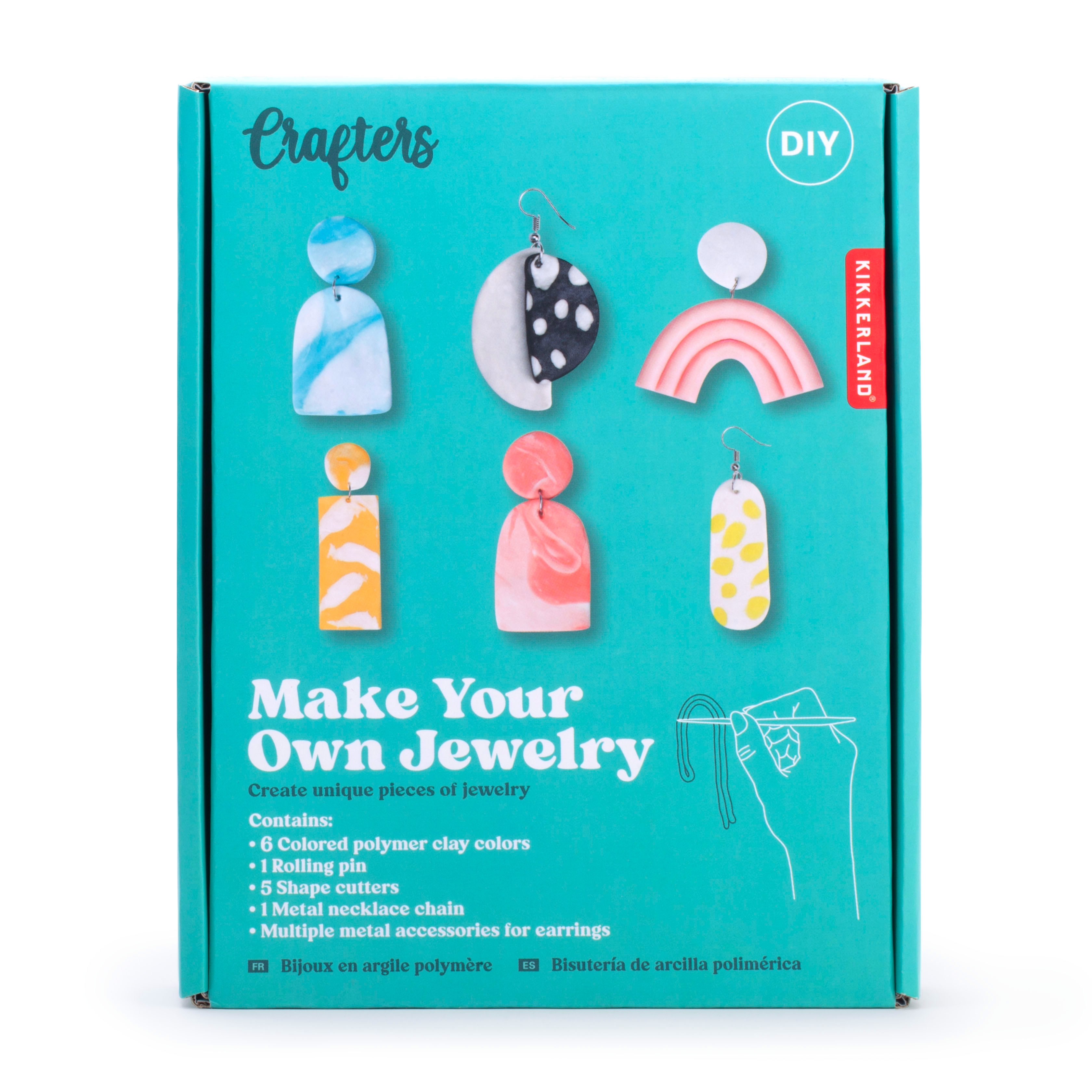 Premium Polymer Clay Jewelry Making Kit - DIY Beads, Earrings & Pendants Set for Adults & Teens - Perfect for Crafting, Gifts & Creative Projects