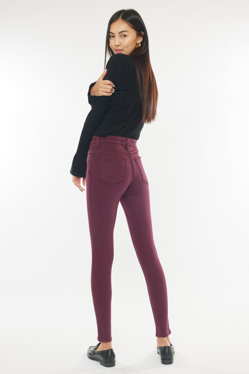 Colleen High Rise Super Skinny Jeans for Women - Stretch Denim Pants, Slim Fit, Comfortable & Trendy (Black, Size 6) - Perfect for Casual Wear, Night Out & Everyday Fashion