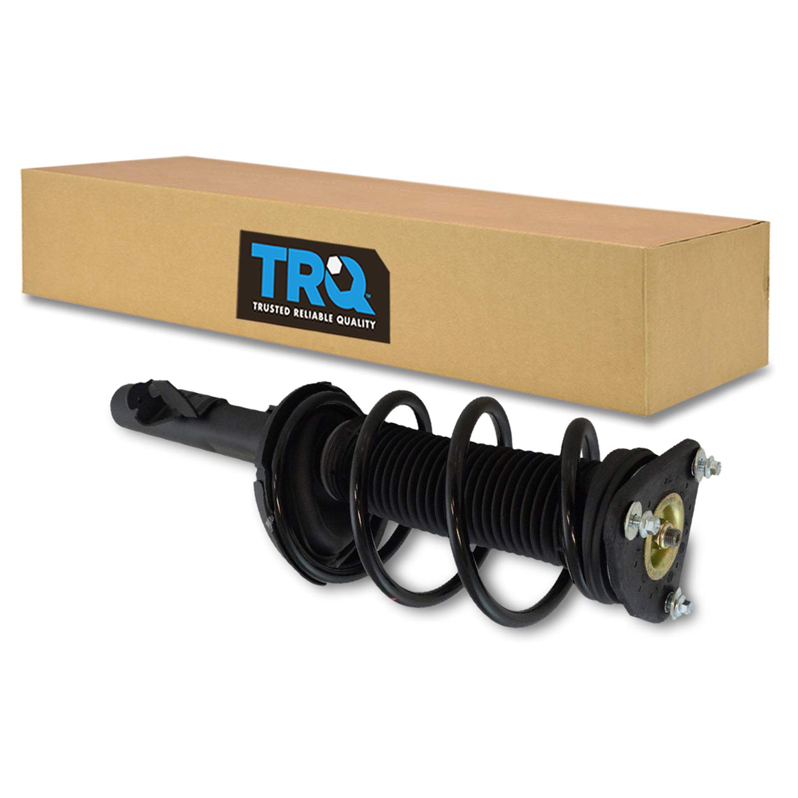 TRQ Front Left Complete Strut & Coil Spring Assembly - Compatible with 2013-2019 Ford Escape - Replacement for Worn Suspension Parts - Smooth Ride & Improved Handling