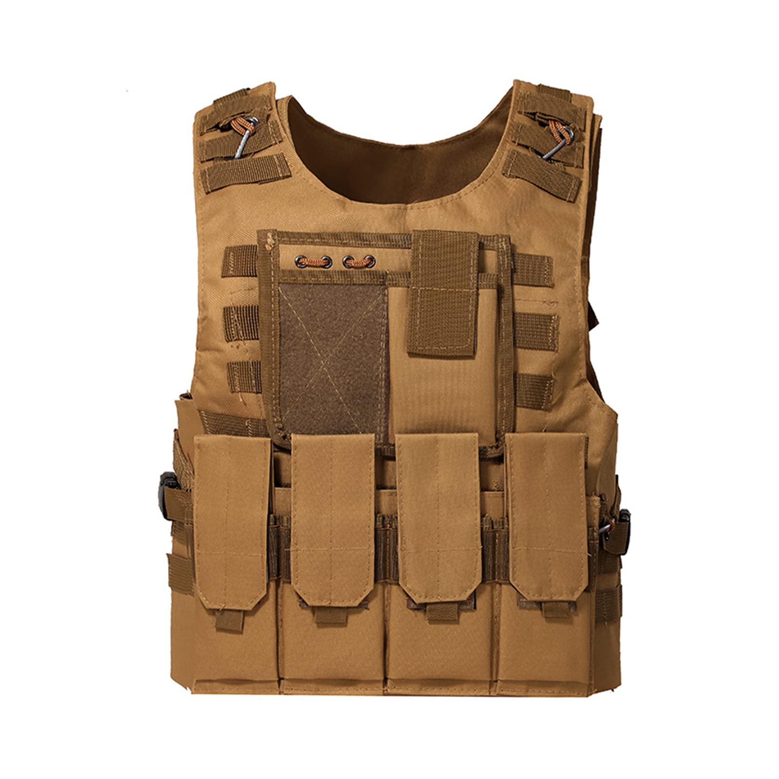 ZXCFTG Tactical Vest - Adjustable Military Airsoft Vest for Men with Quick Release & Breathable Design | Perfect for Airsoft Games, Outdoor Training & Tactical Missions