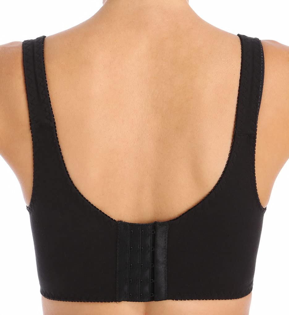 Valmont Women's Lace Leisure Bra with Back Hook Closure - Comfortable Lingerie for Sleep, Lounge & Everyday Wear