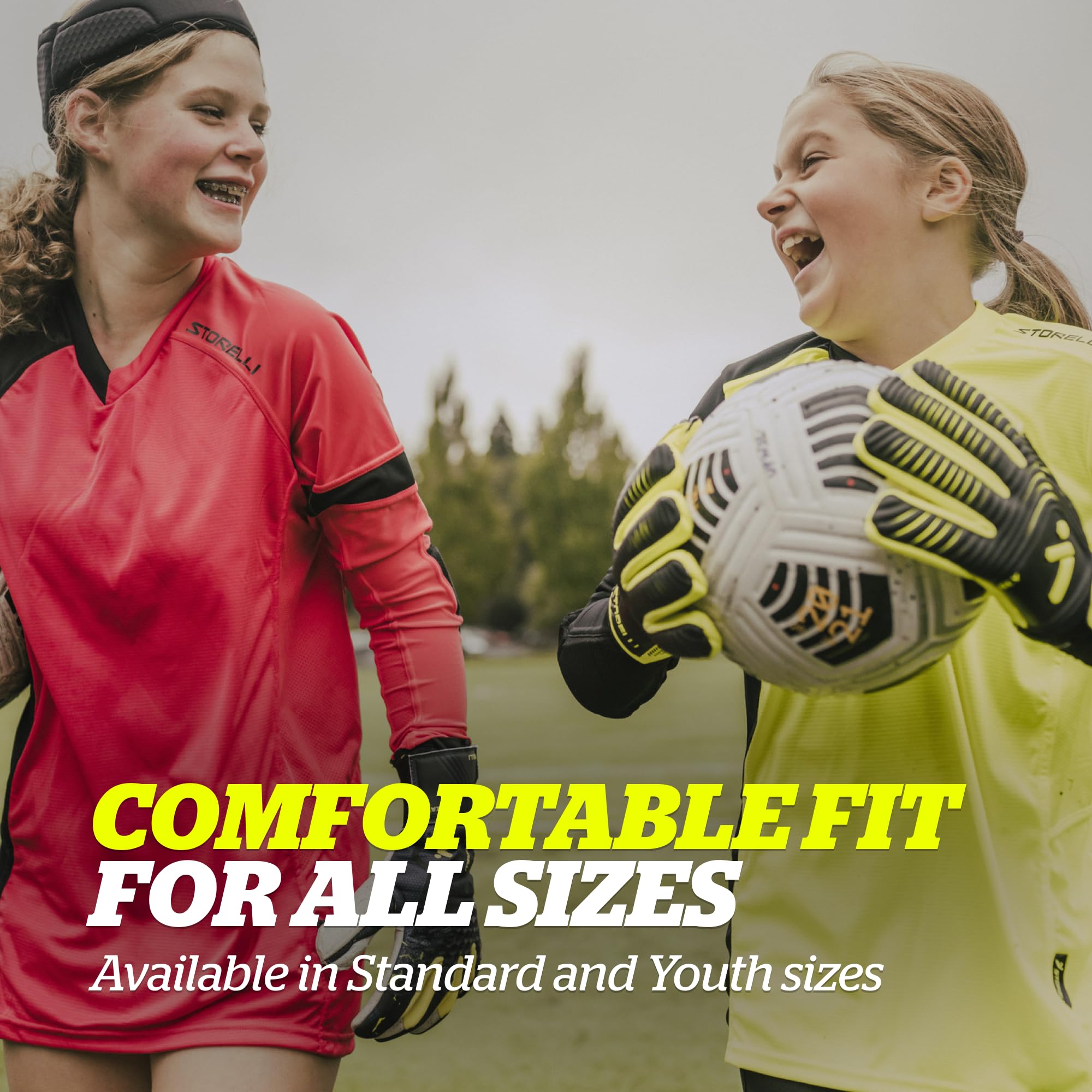 Storelli ExoShield Gladiator Goalkeeper Jersey - High-Impact Protection, Sweat-Wicking & Breathable Soccer Shirt for Goalkeepers | Perfect for Training, Matches & Competitive Play