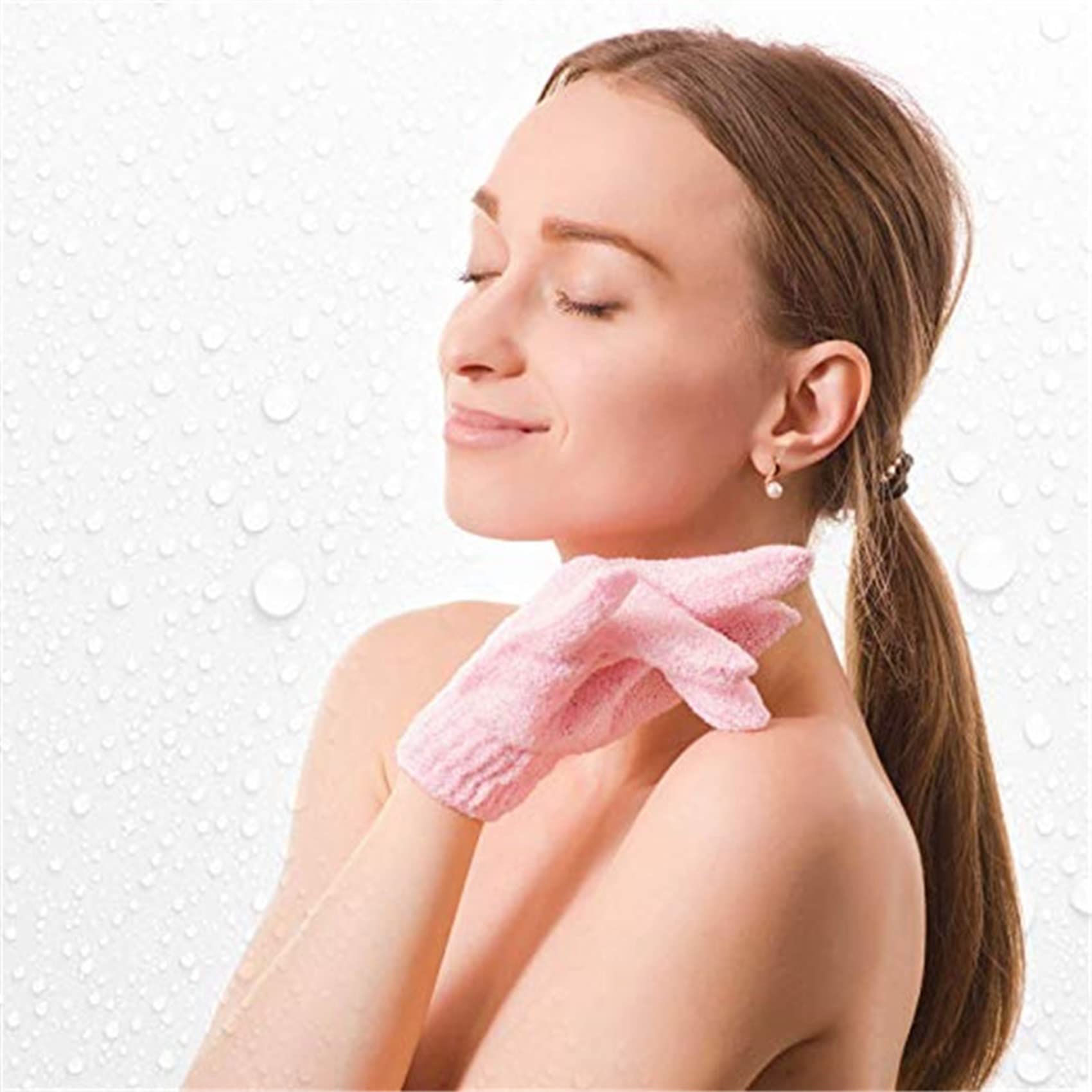 Exfoliating Bath Gloves for Shower & Spa - 8 Pair Pack - Body Scrubber & Massage Gloves for Deep Cleansing & Skin Renewal - Perfect for Exfoliation, Dead Skin Removal & Relaxing Home Spa Treatments