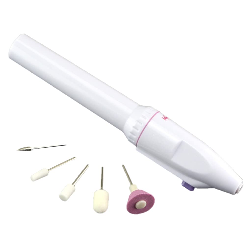 EXCLUZO Cordless Electric Nail Drill Machine - Professional Manicure & Pedicure Kit with Nail File & Polisher for Salon & Home Use (Battery Not Included) - Perfect for Nail Art, Acrylics & Gel Polish Removal