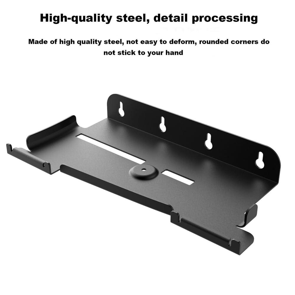 PS5 Wall Mount Bracket for PS5 Slim Console & Controller - Space Saving Storage Holder for Gaming Room, Living Room, and Bedroom