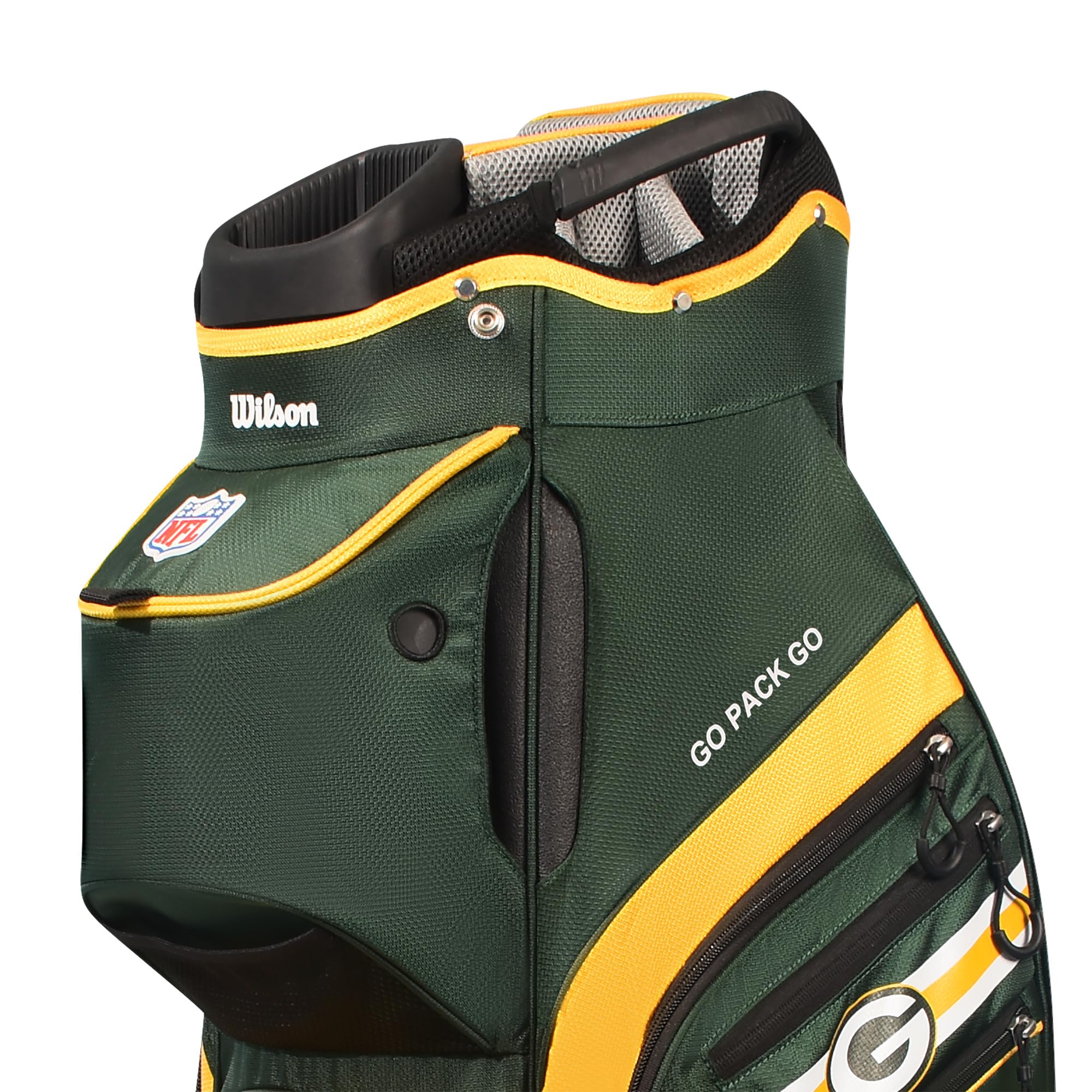 Wilson NFL Official Licensed Golf Bags for Men - Durable & Lightweight Golf Stand Bag with Cooler Pocket - Perfect for Football Fans & Golfers on the Course or Driving Range