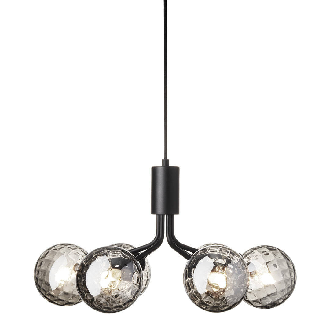 Apiales 6-Light Crystal Chandelier - Elegant Dining Room Lighting Fixture for Home Decor | Perfect for Living Room, Bedroom, or Entryway