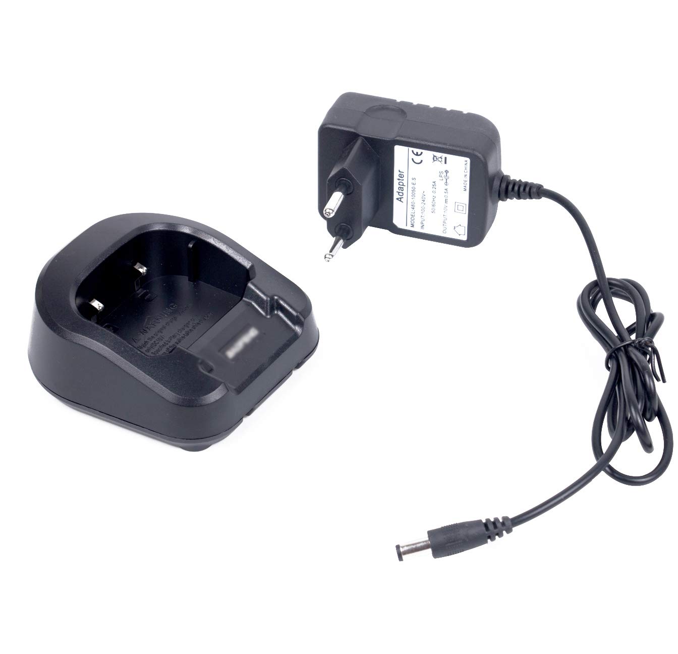 Mengshen Baofeng Dual USB Charger & Adapter for Two Way Radio UV-82/UV-82L/UV-8D/UV-82HP/UV-82HX Walkie Talkie - Fast Charging Station for Baofeng UV-82_C5 & Compatible Models (Ideal for Outdoor Adventures, Security Work & Emergency Communication)