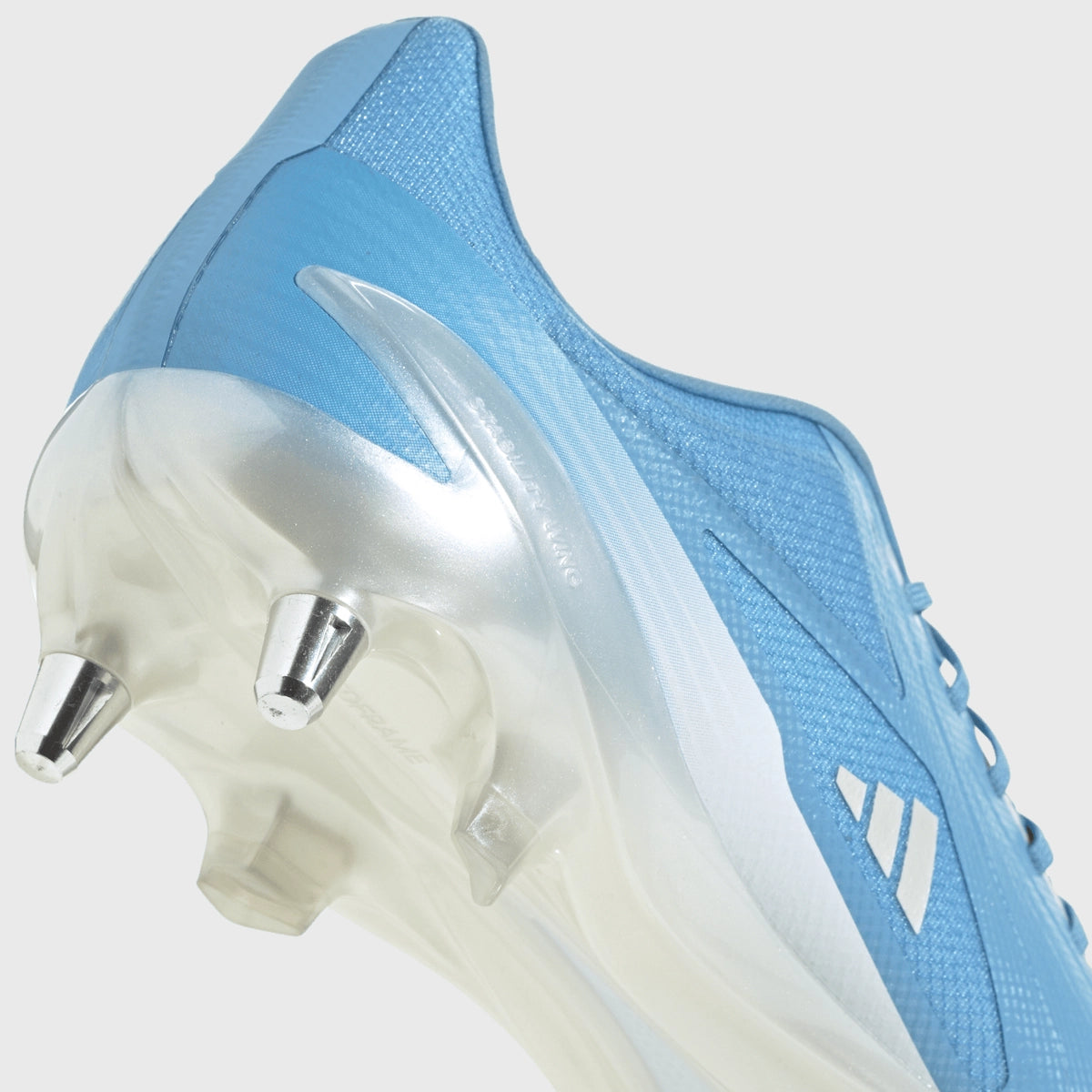 Adidas Adizero RS15 Ultimate SG Rugby Cleats - Light Blue | Lightweight Football Shoes for Rugby & Soccer | Perfect for Wet & Soft Ground Play