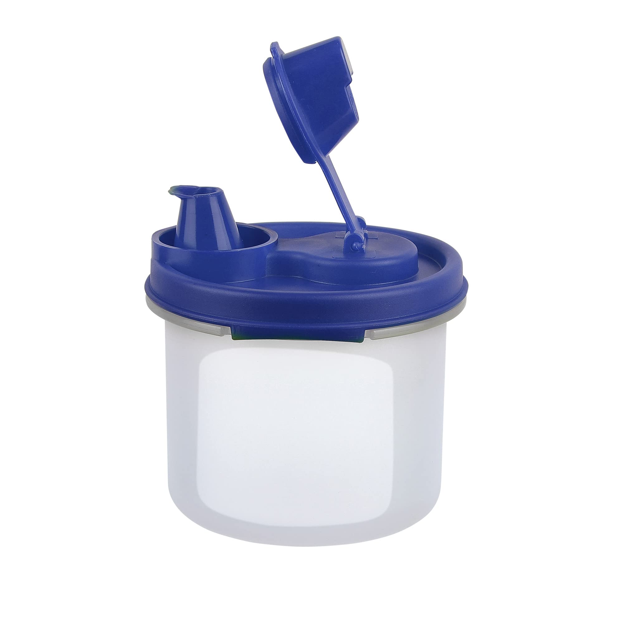 Premium Air-Tight Leak-Proof Oil Dispenser Bottle - BPA-Free Plastic Pourer for Olive Oil, Vinegar & Cooking Sauces | Easy-Flow Spout | Fridge Safe | 250ml Dark Blue | Perfect for Kitchen, Restaurants & Salad Dressing