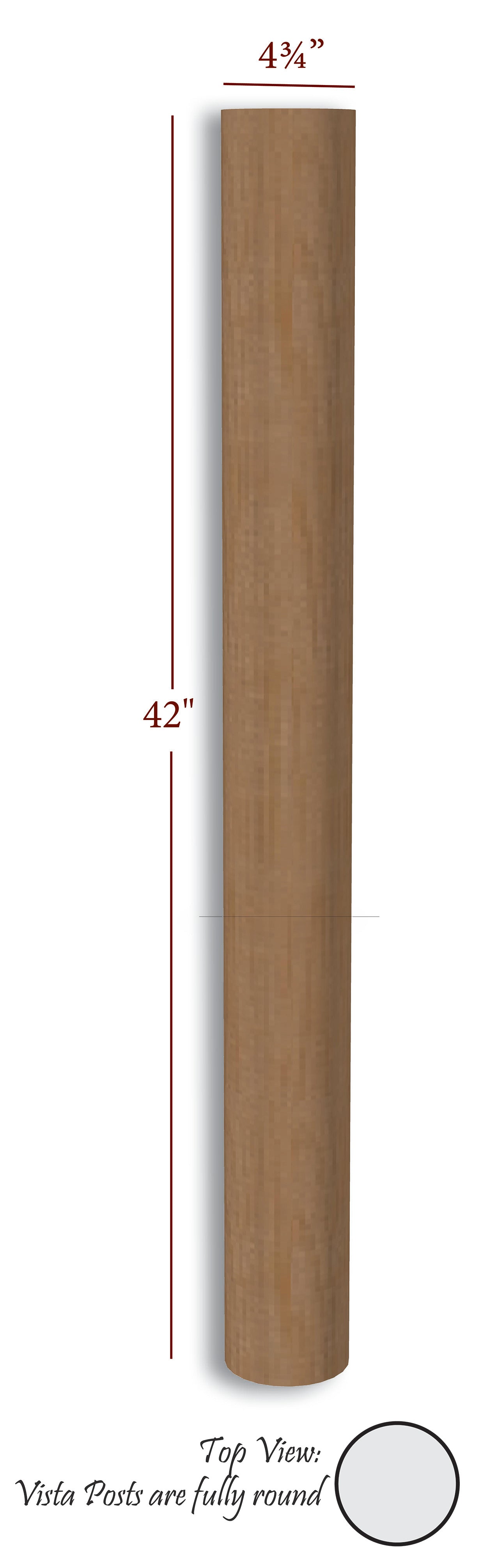 Massive Vista Bar Post - Heavy Duty Metal Fence Post for Outdoor Security & Privacy Fencing - Perfect for Backyard, Garden, and Property Boundaries