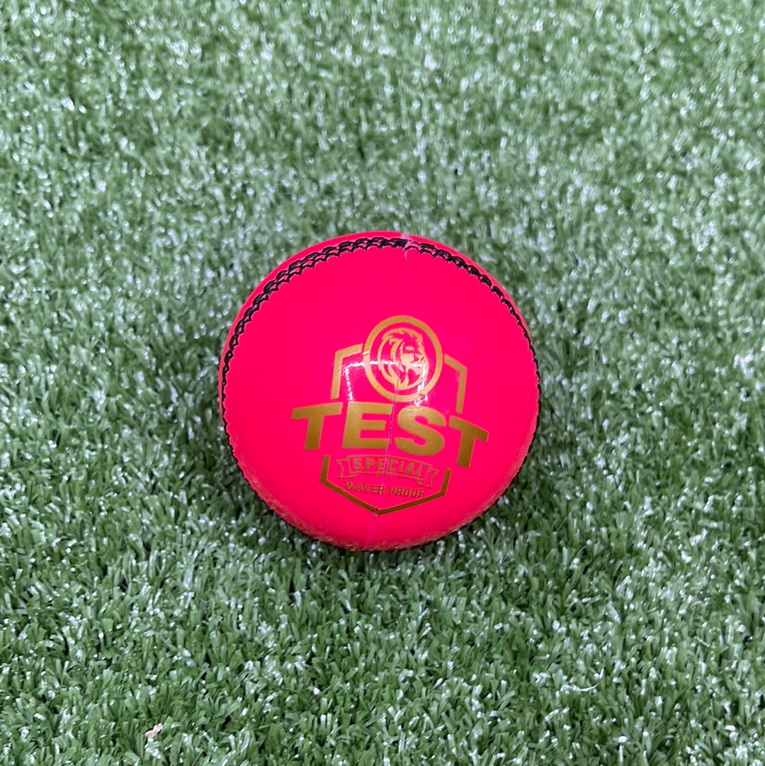 Premium Pink Cricket Ball for Practice & Matches - High Visibility, Durable & Weatherproof - Perfect for Training, Games & Outdoor Sports