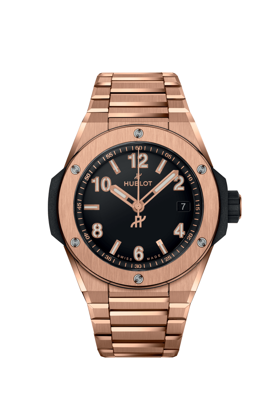 Hublot Big Bang Integrated Time Only 18K King Gold Men's Luxury Watch - Perfect for Business, Formal Events & Collector's Showcase