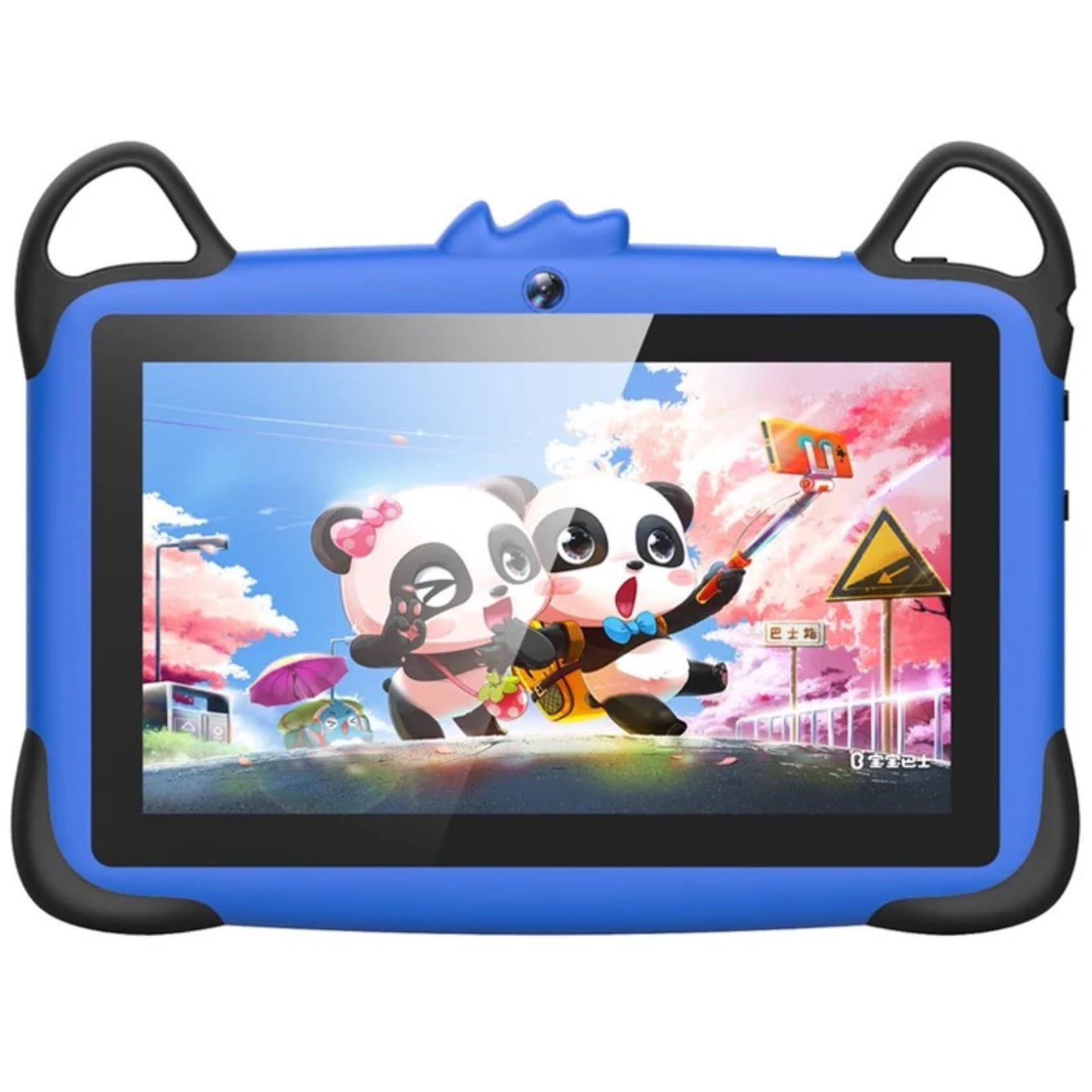 TUTT K7 7-inch Kids Learning Tablet - Drop-Resistant, HD Display, 8GB Memory (Expandable), Android OS, Dual Camera, Parental Controls - Perfect for Early Education & Home Learning (Blue)