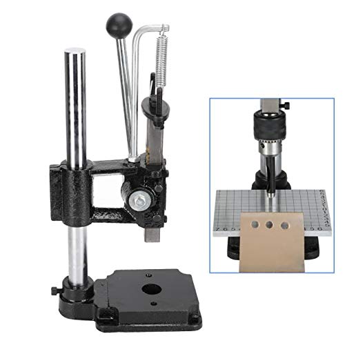 Fockety Mini Hand Punch Tool - Manual Hole Punch Machine for DIY Leather Crafting, Paper, Fabric & Cardboard | Portable Leather Punch for Craft Projects, Bookbinding & Scrapbooking