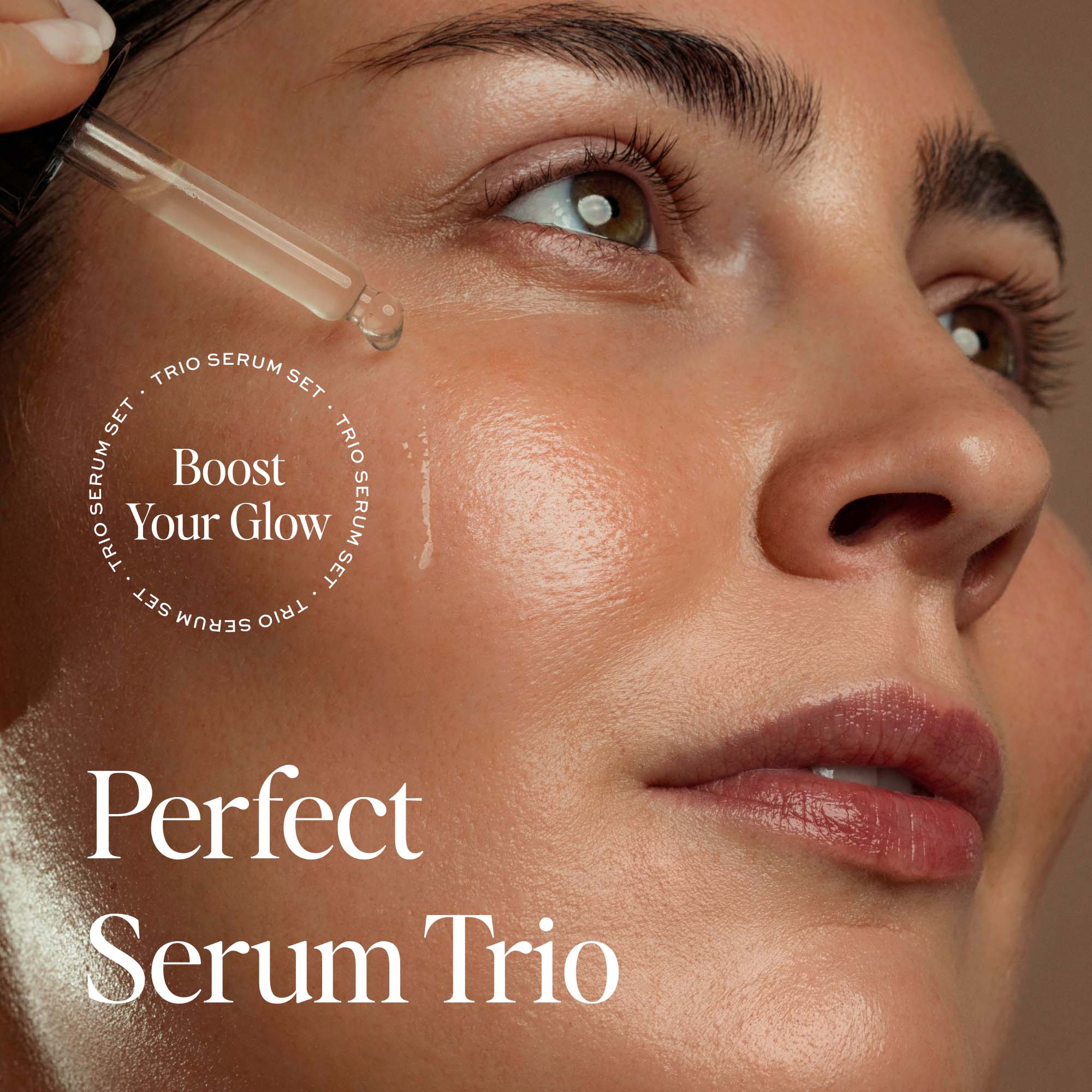 Best Trio Serum Set for Glowing Skin - Anti-Aging, Hydrating & Brightening Facial Serums | Perfect for Night Routine & Skincare Regimen