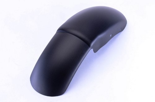Bestem CBHD-VROD-FFD-F Black Carbon Fiber Matte Finish Front Fender for Harley Davidson VRSCF V-Rod Muscle - Durable Motorcycle Accessory for Enhanced Style & Protection on Cruiser Bikes