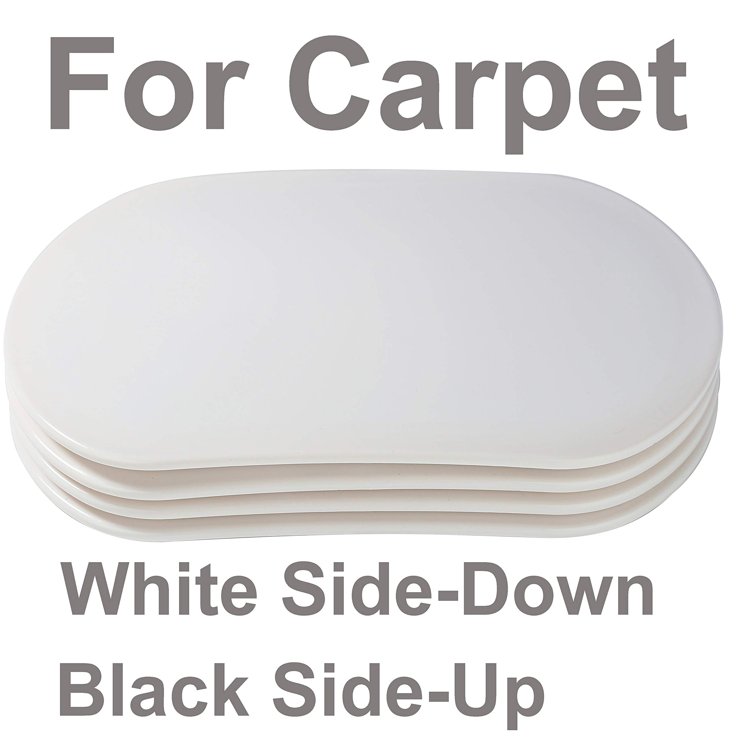 9.5in x 5.75in Heavy Duty Furniture Moving Kit (8-Piece Set) - Multi-Surface Sliders for Hardwood, Tile & Carpet - 2-in-1 Reusable Furniture Glides with Non-Slip Pads - Perfect for Sofas, Tables & Home Rearranging