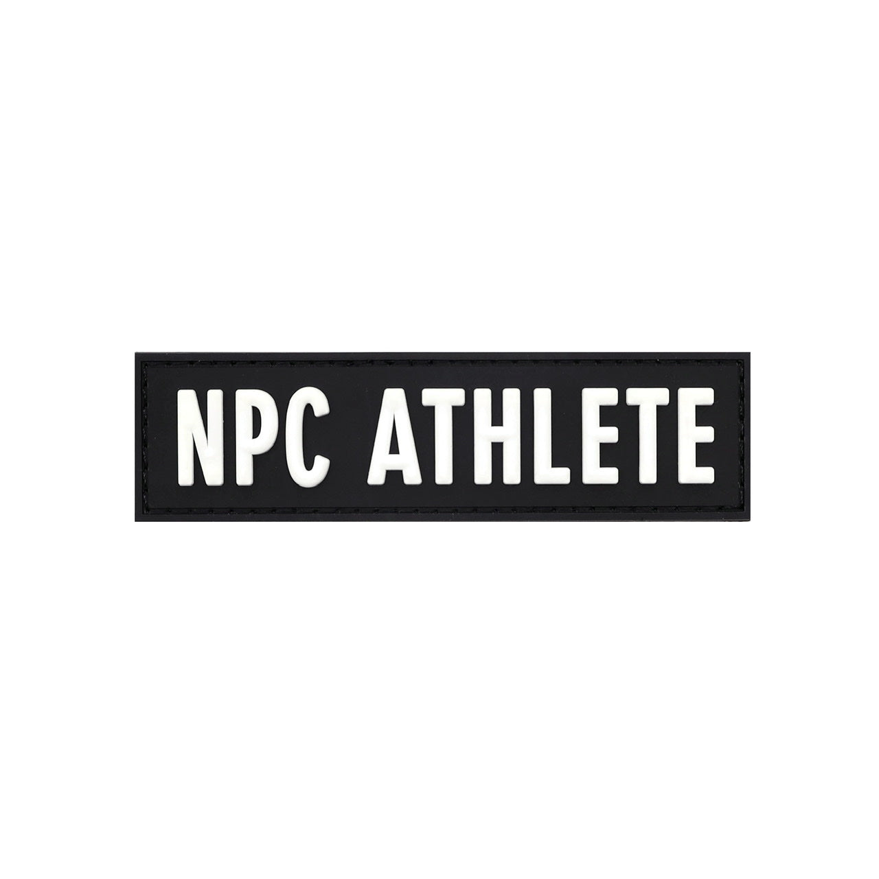 NPC Athlete Black Patch - High-Quality Sports Patch for Jerseys, Uniforms & Gear | Perfect for Football, Soccer, Basketball & Team Apparel Customization