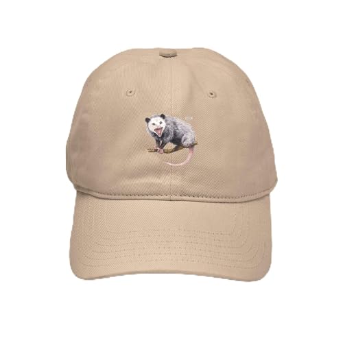 Khaki - Opossum Possum Animal Cap
