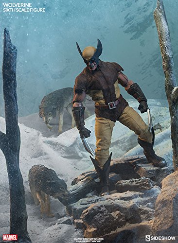Marvel Comics X-Men Wolverine 1/6 Scale Action Figure - Premium Collectible Sideshow Statue | Perfect for Display, Gift Giving & Comic Book Fans Collection