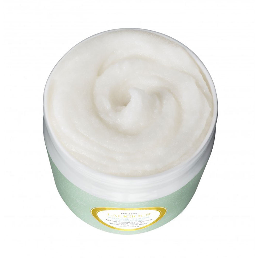 Lalicious Sugar Tiare Sugar Scrub - Exfoliating Body Scrub for Soft, Smooth Skin - Moisturizing & Nourishing with Coconut Oil & Shea Butter - Perfect for Spa Day, Dry Skin Care & Self-Care Routine