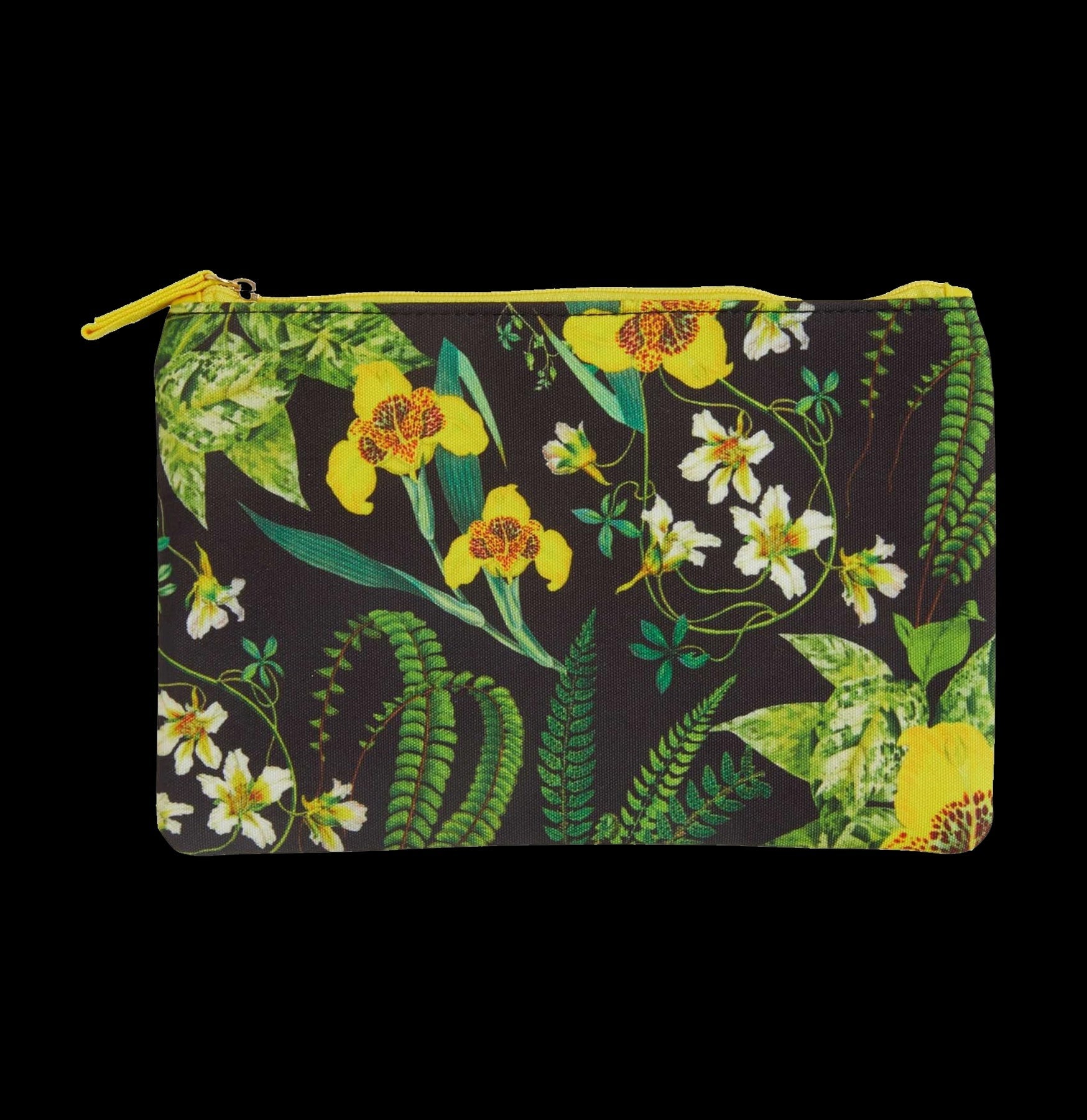 Art of Nature: Botanical Printed Accessory Pouch for Women - Perfect for Travel, Makeup & Jewelry Storage | Eco-Friendly Cotton Fabric