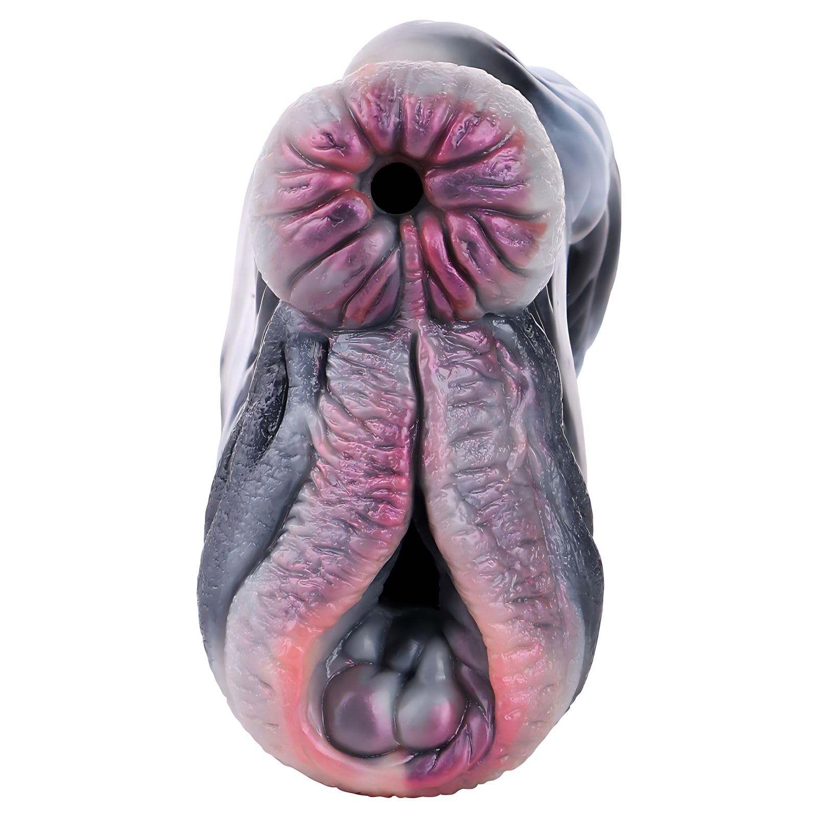 Lodnexem 2-in-1 Realistic Zebra Pocket Pussy - Lifelike Vagina & Tight Anal Opening for Intense Male Masturbation | Adult Sex Toy for Men | Perfect for Solo Play & Couples Fantasy Roleplay