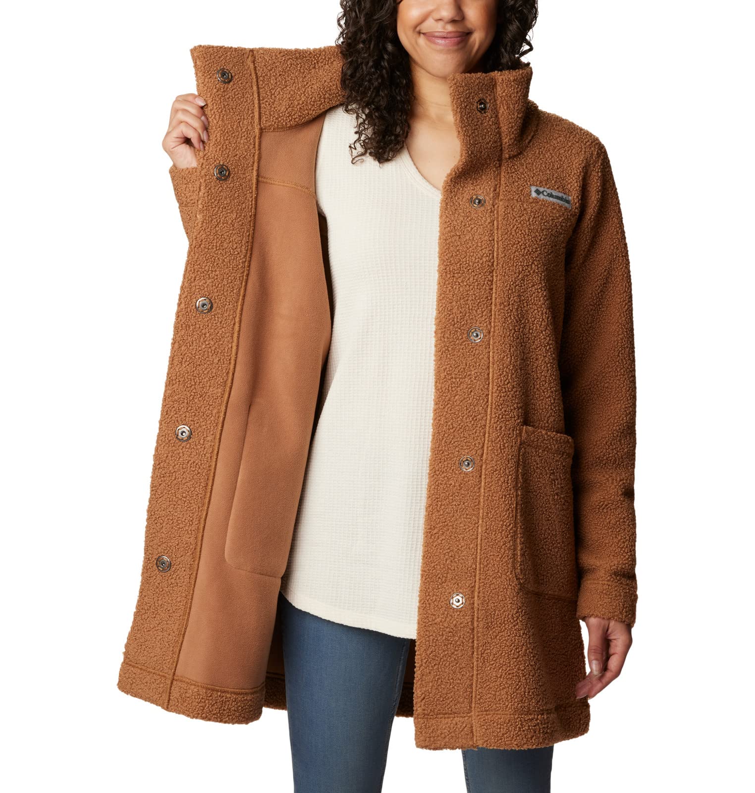 Columbia Women's Panorama Long Jacket - Waterproof, Windproof & Lightweight Winter Coat for Hiking, Skiing & Outdoor Adventures