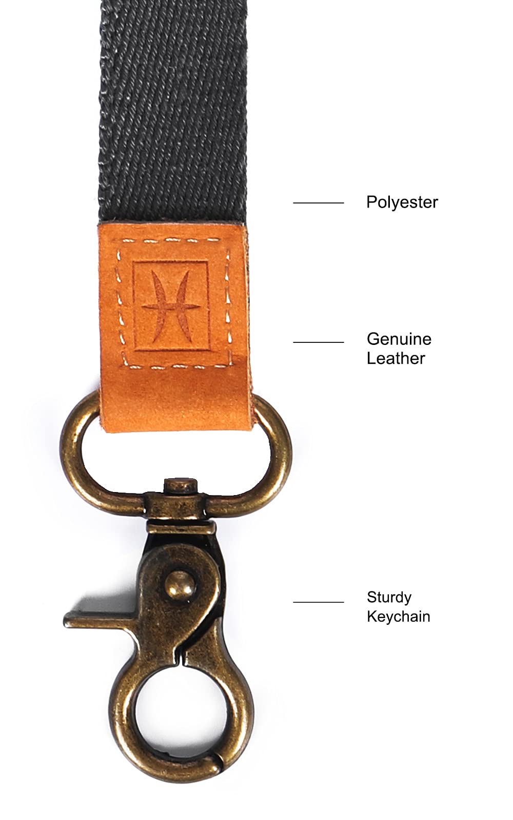 Cool Neck Lanyard for Keys, Wallet & ID Badge - Unisex Strap for Work & Travel