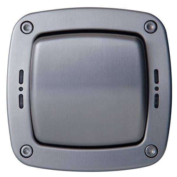BG Weatherproof Stainless Steel 1G 2W Light Switch WPL12 - Outdoor & Indoor Electrical Switch for Home, Garage & Industrial Use