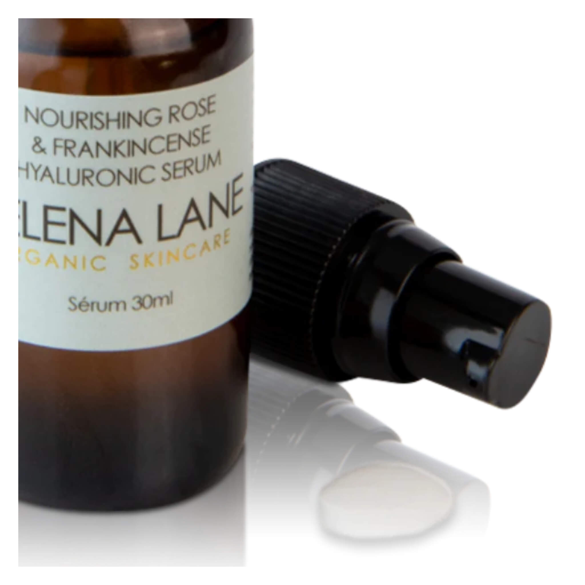 Nourishing Rose & Frankincense Hyaluronic Acid Serum for Face - Anti-Aging Hydrating Facial Treatment for Dry Skin, Wrinkles & Fine Lines | Day & Night Skincare Routine