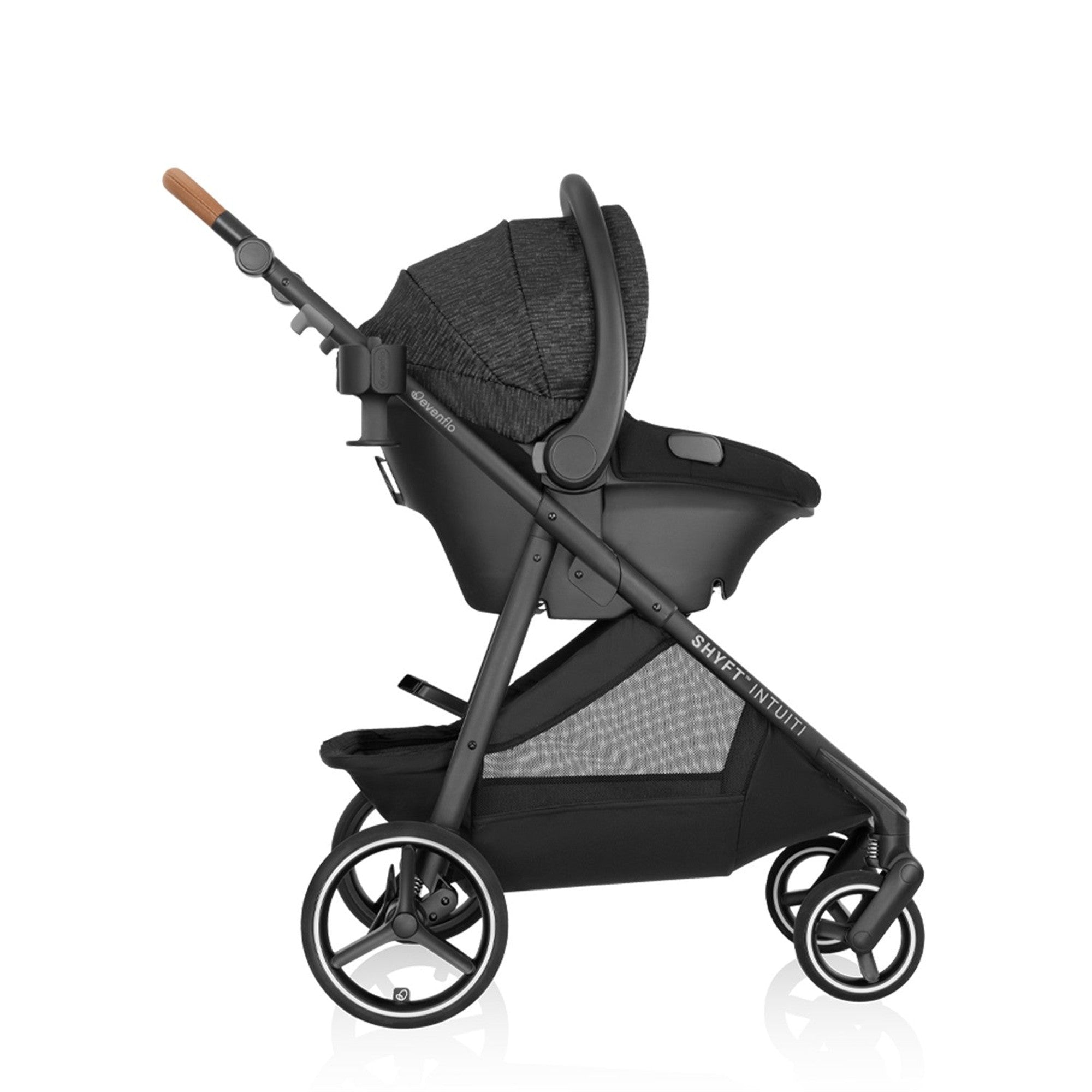 Evenflo Shyft Intuiti Travel System - Lightweight Stroller & Infant Car Seat Combo for Newborns to Toddlers | Perfect for Air Travel, Shopping & Family Outings