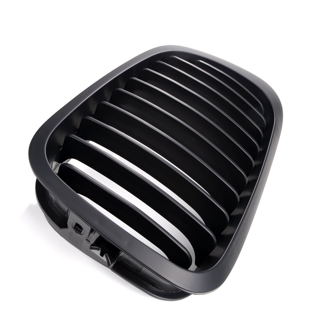 BMW E46 1999-2002 2-Door Coupe Cabriolet Pre-Facelift Left Right Front Kidney Grille - Matte Black Replacement Part | Perfect for Car Restoration & Customization Projects